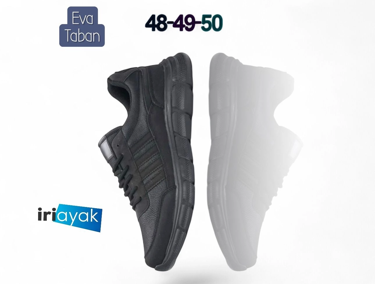 Büyük Numara Büyük Beden Rahat Kalıp Erkek Ayakkabı 48-49-50