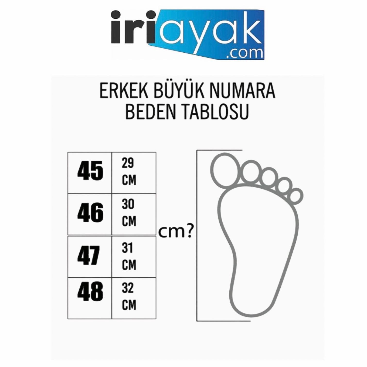 Erkek Büyük Numara Günlük Ayakkabı 45-46-47-48