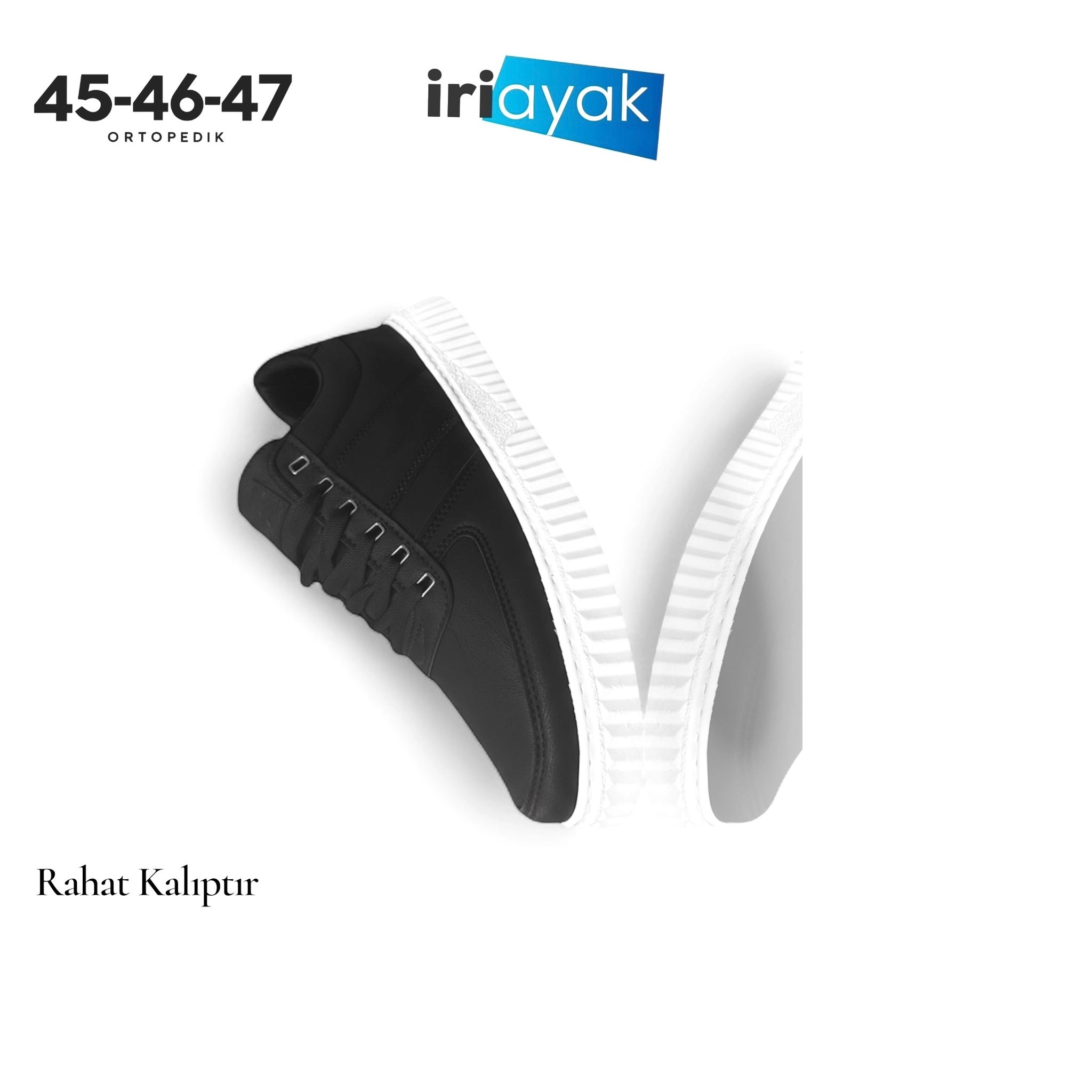 Büyük Numara 40-47 / Rahat Taban Casual Ayakkabı / Erkek - Günlük Kullanıma Uygun