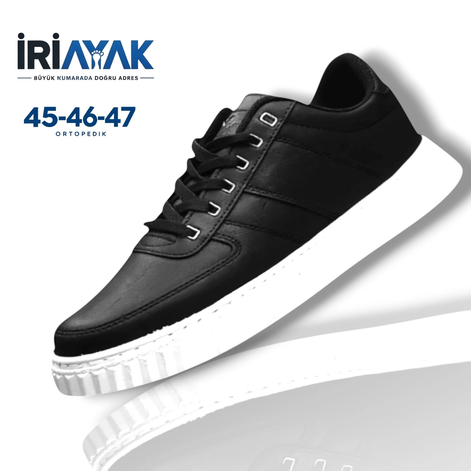 Büyük Numara 40-47 / Rahat Taban Casual Ayakkabı / Erkek - Günlük Kullanıma Uygun
