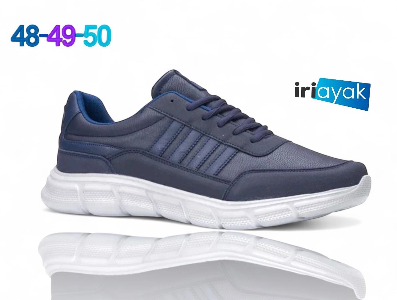 Büyük Numara Büyük Beden Rahat Kalıp Erkek Ayakkabı 48-49-50