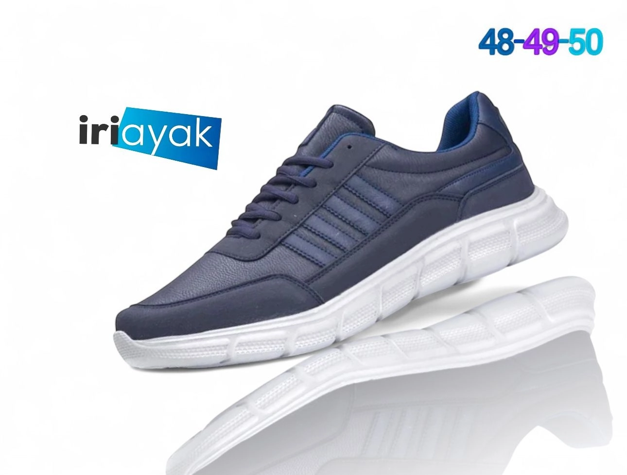 Büyük Numara Büyük Beden Rahat Kalıp Erkek Ayakkabı 48-49-50