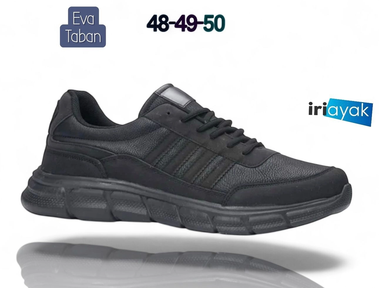Büyük Numara Büyük Beden Rahat Kalıp Erkek Ayakkabı 48-49-50