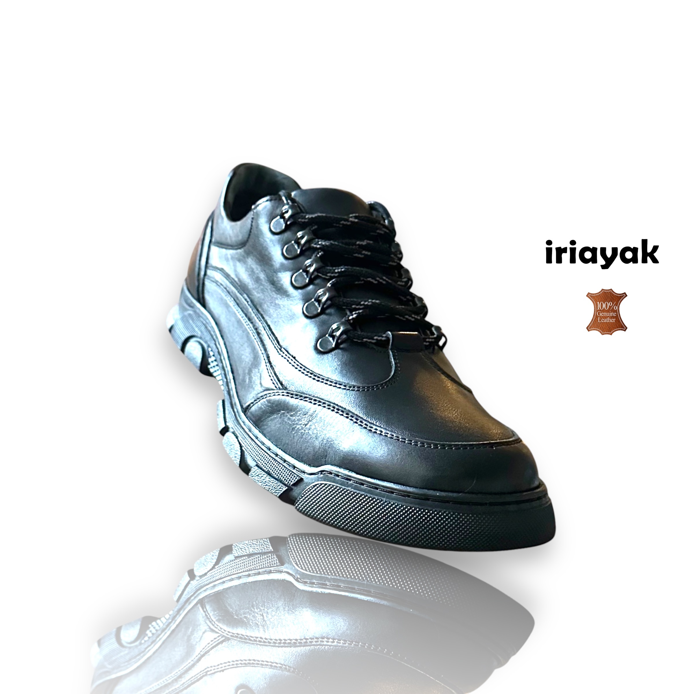 Büyük Numara Deri Bot Rahat Kalıp 45-46-47-48-49