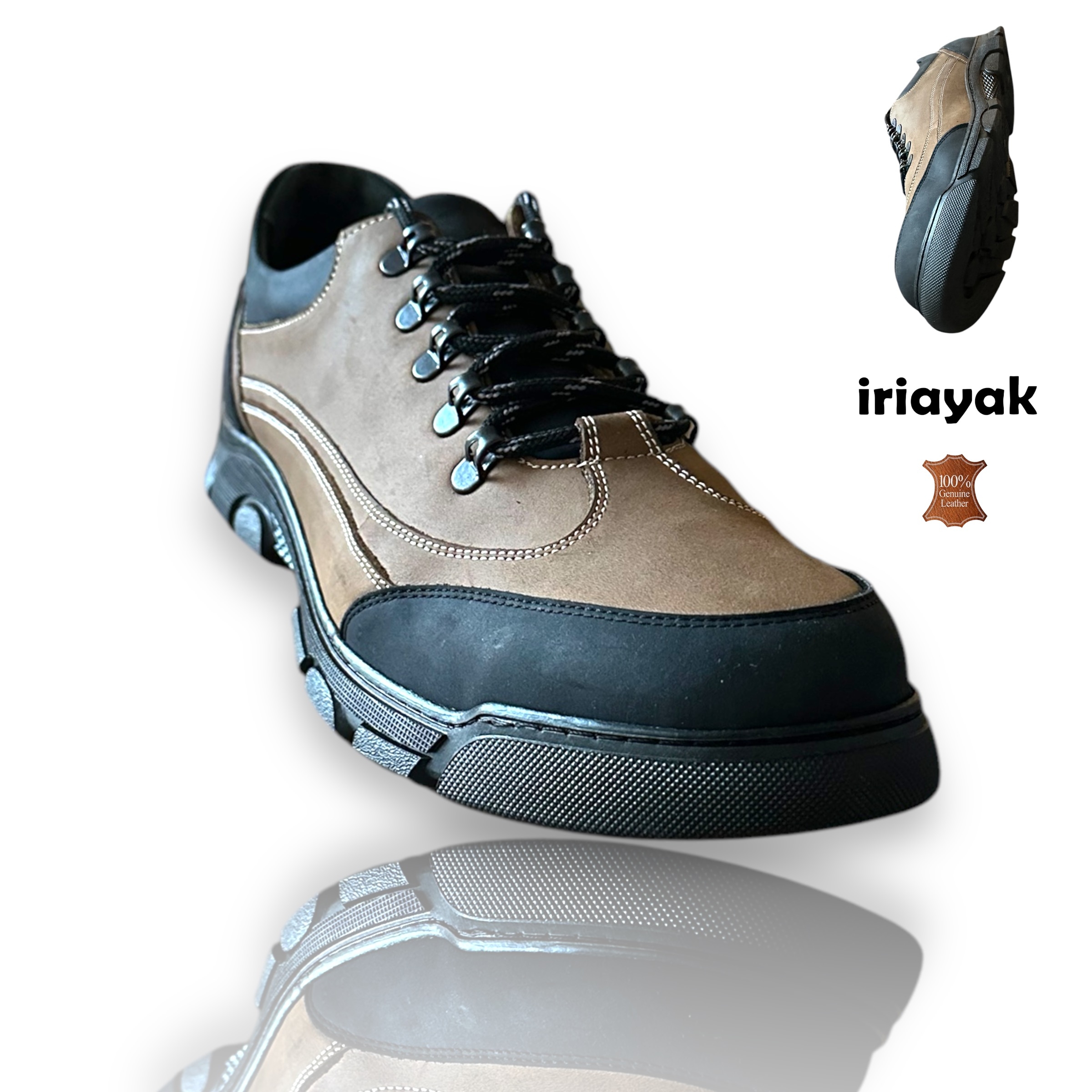 Büyük Numara Deri Bot Rahat Kalıp 45-46-47-48-49