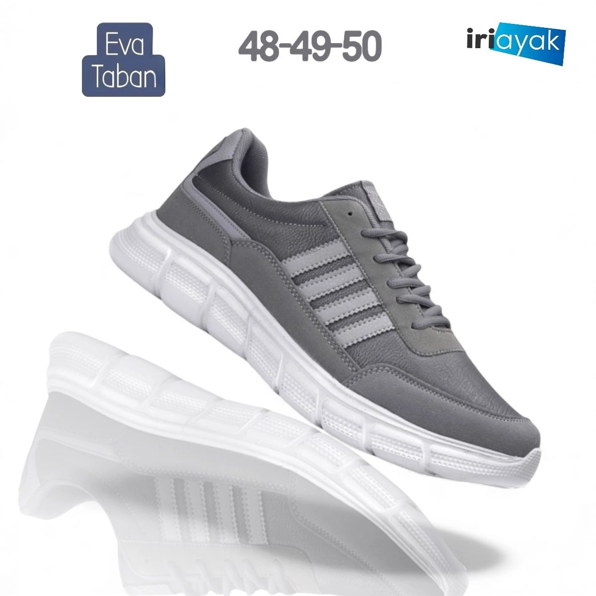 Büyük Numara Büyük Beden Rahat Kalıp Erkek Ayakkabı 48-49-50