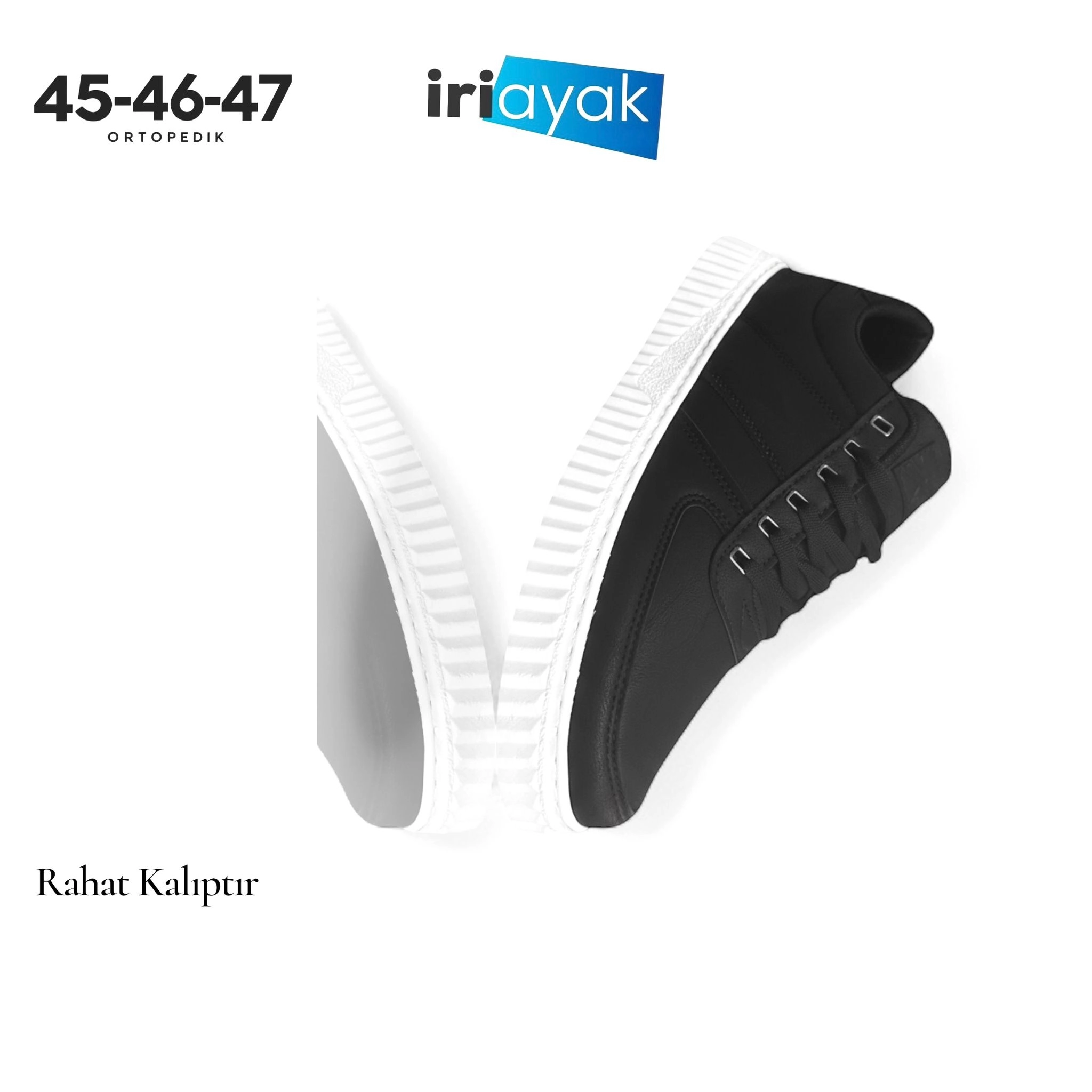 Büyük Numara 40-47 / Rahat Taban Casual Ayakkabı / Erkek - Günlük Kullanıma Uygun
