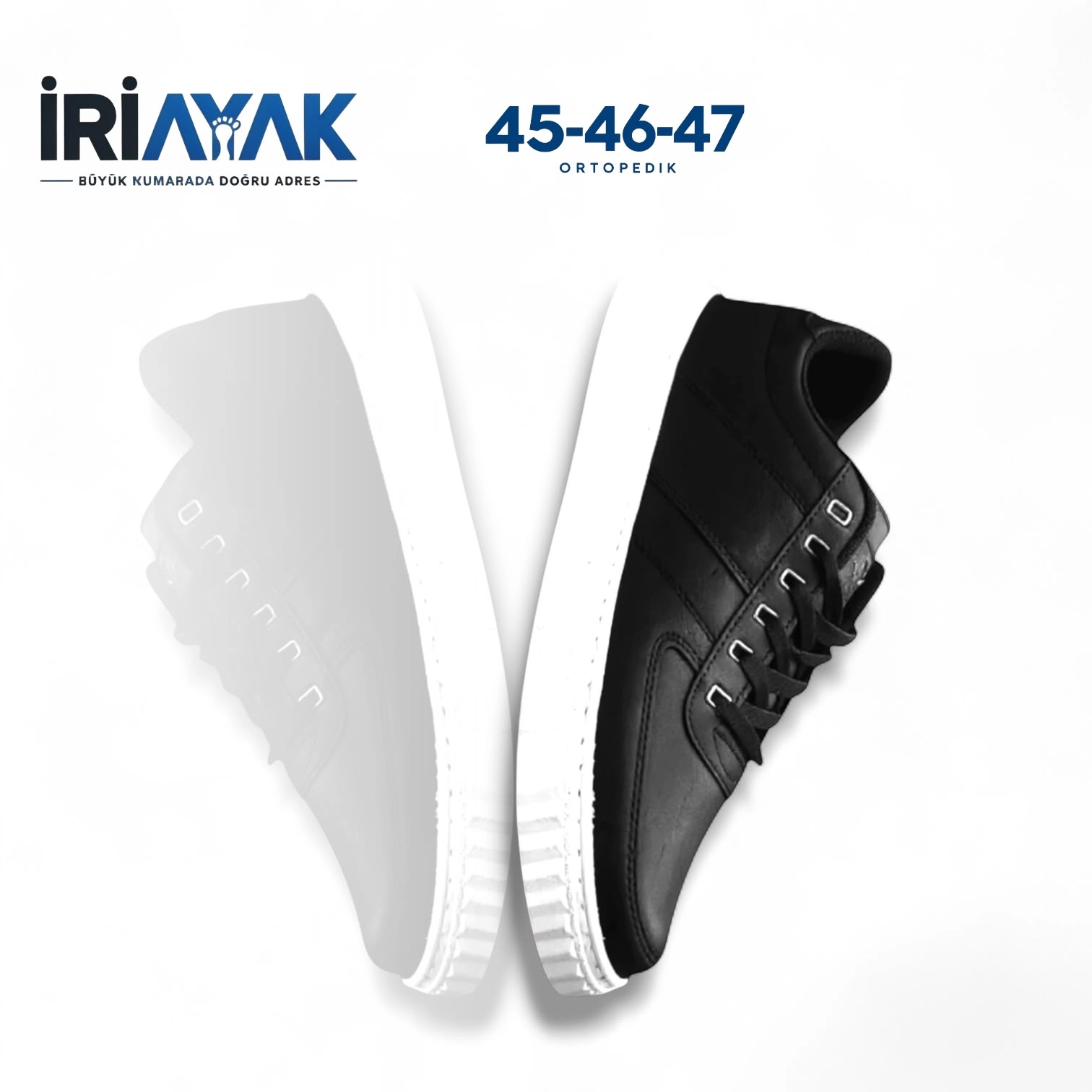 Büyük Numara 40-47 / Rahat Taban Casual Ayakkabı / Erkek - Günlük Kullanıma Uygun
