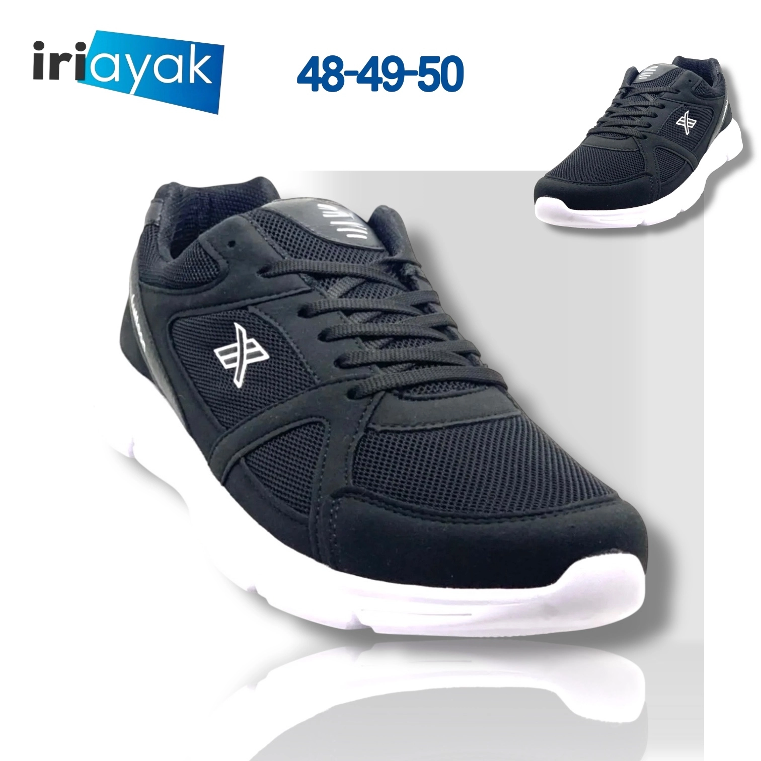 45-46-47-48 Numaralar da Büyük Numara Erkek Spor Ayakkabı