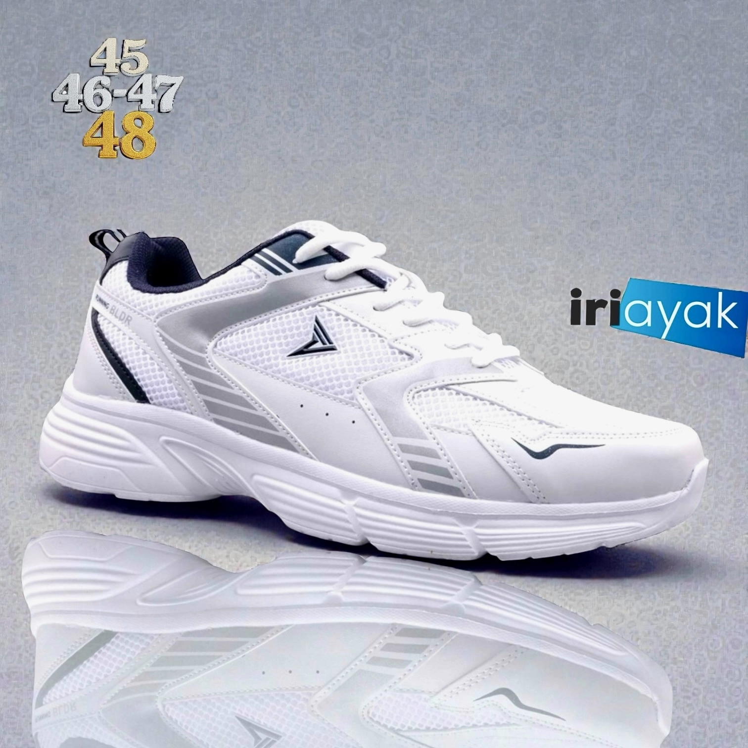 45-46-47-48 Numaralar da Rahat Kalıp Erkek Spor Ayakkabı