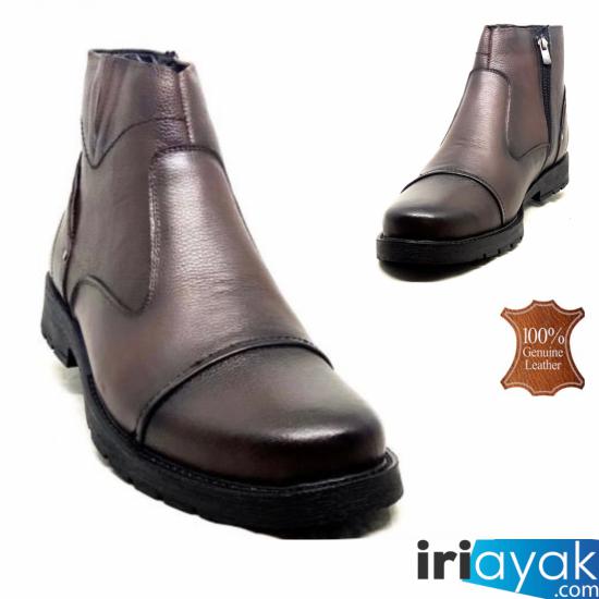 Erkek Büyük Numara Deri Bot 45-46-47