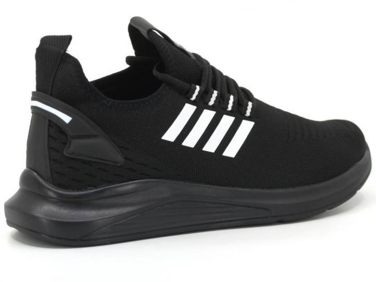 Büyük Numara Erkek Spor Ayakkabı Siyah 45-46-47 Numaralar da Günlük Spor Sneaker Yürüyüş Antreman Ayakkabı CX326