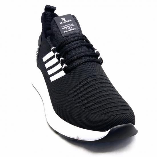 Büyük Numara Erkek Spor Ayakkabı Siyah 45-46-47 Numaralar da Günlük Spor Sneaker Yürüyüş Antreman Ayakkabı BLT114
