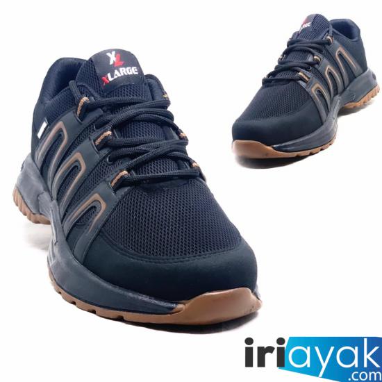 Büyük Numara Erkek Spor Ayakkabı Siyah 45-46-47 Numaralar da Günlük Spor Sneaker Yürüyüş Antreman Ayakkabı BLE303