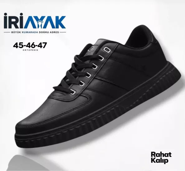Büyük Numara  40-47 / Rahat Taban Casual Ayakkabı / Erkek - Günlük Kullanıma Uygun