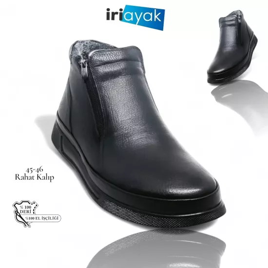 Büyük Numara Deri Bot 45-46