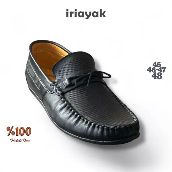 Büyük Numara Duble Hakiki Deri 45-46-47-48 