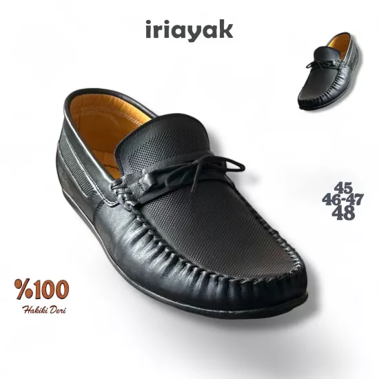 Büyük Numara Duble Hakiki Deri 45-46-47-48 
