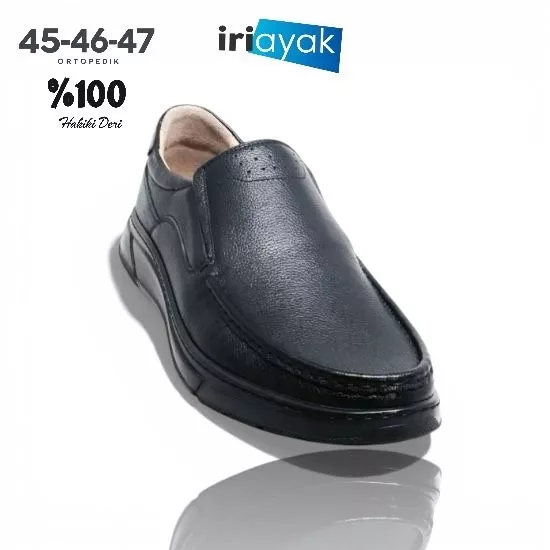 Büyük Numara Hakiki Deri 45-47 / Rahat Taban Casual Ayakkabı / Erkek - Günlük Kullanıma Uygun