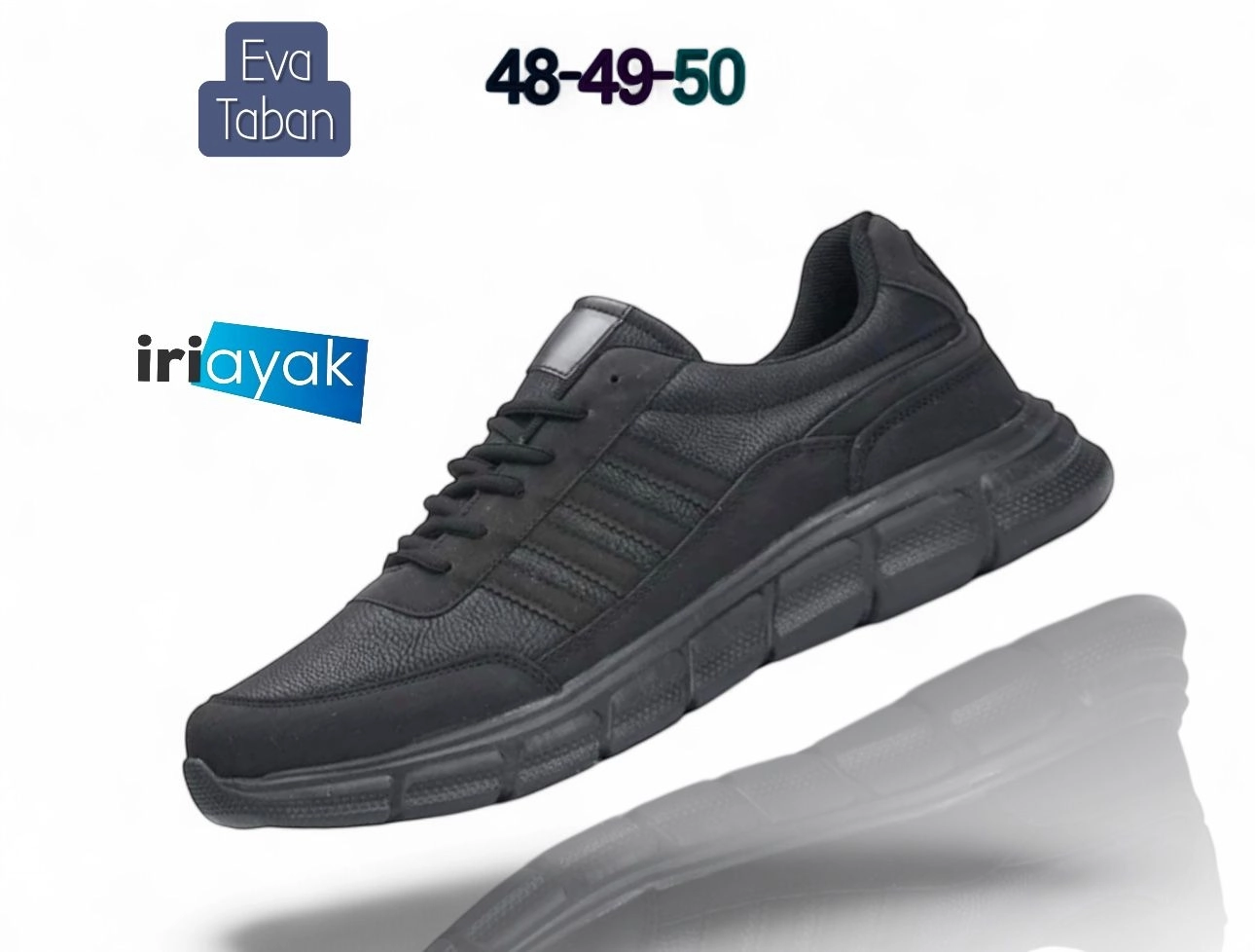 Büyük Numara Büyük Beden Rahat Kalıp Erkek Ayakkabı 48-49-50