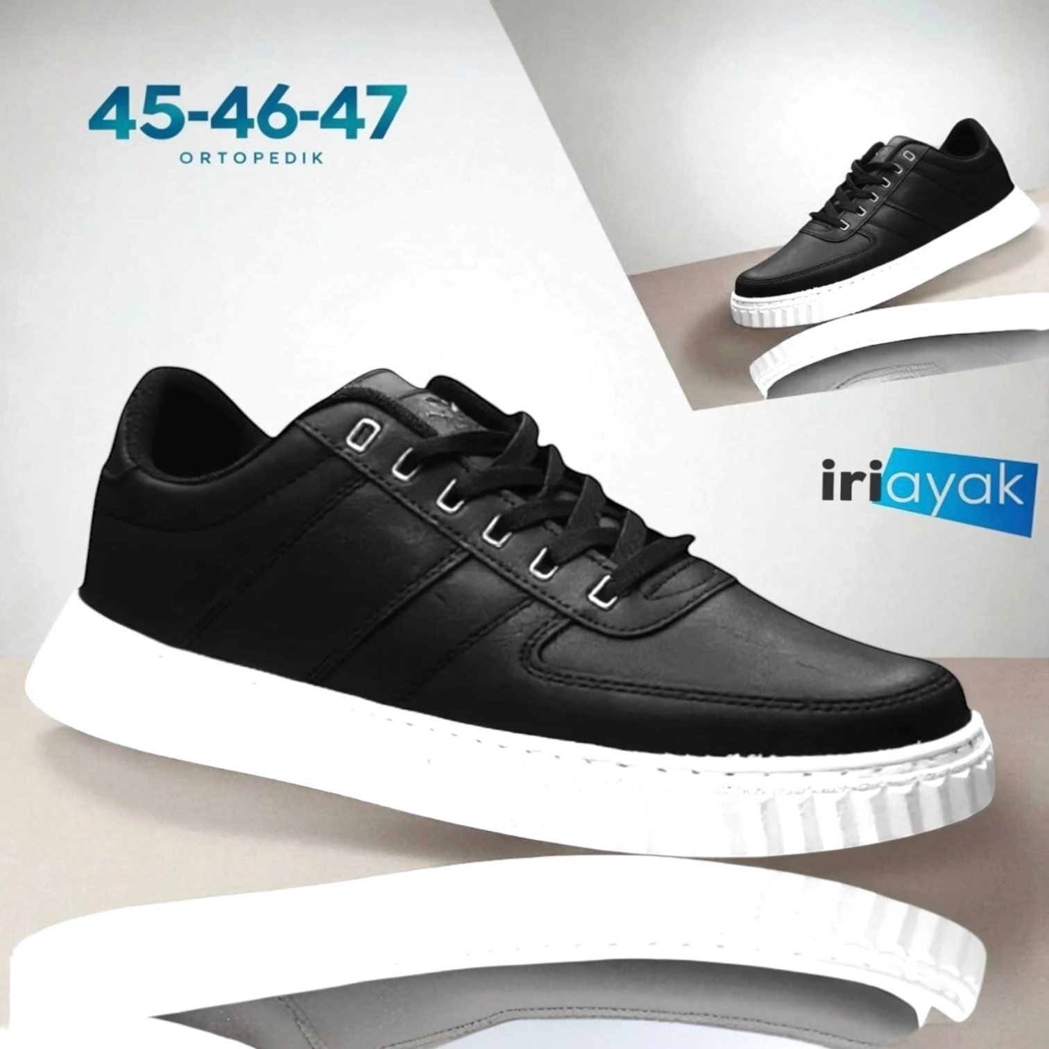 Büyük Numara 40-47 / Rahat Taban Casual Ayakkabı / Erkek - Günlük Kullanıma Uygun