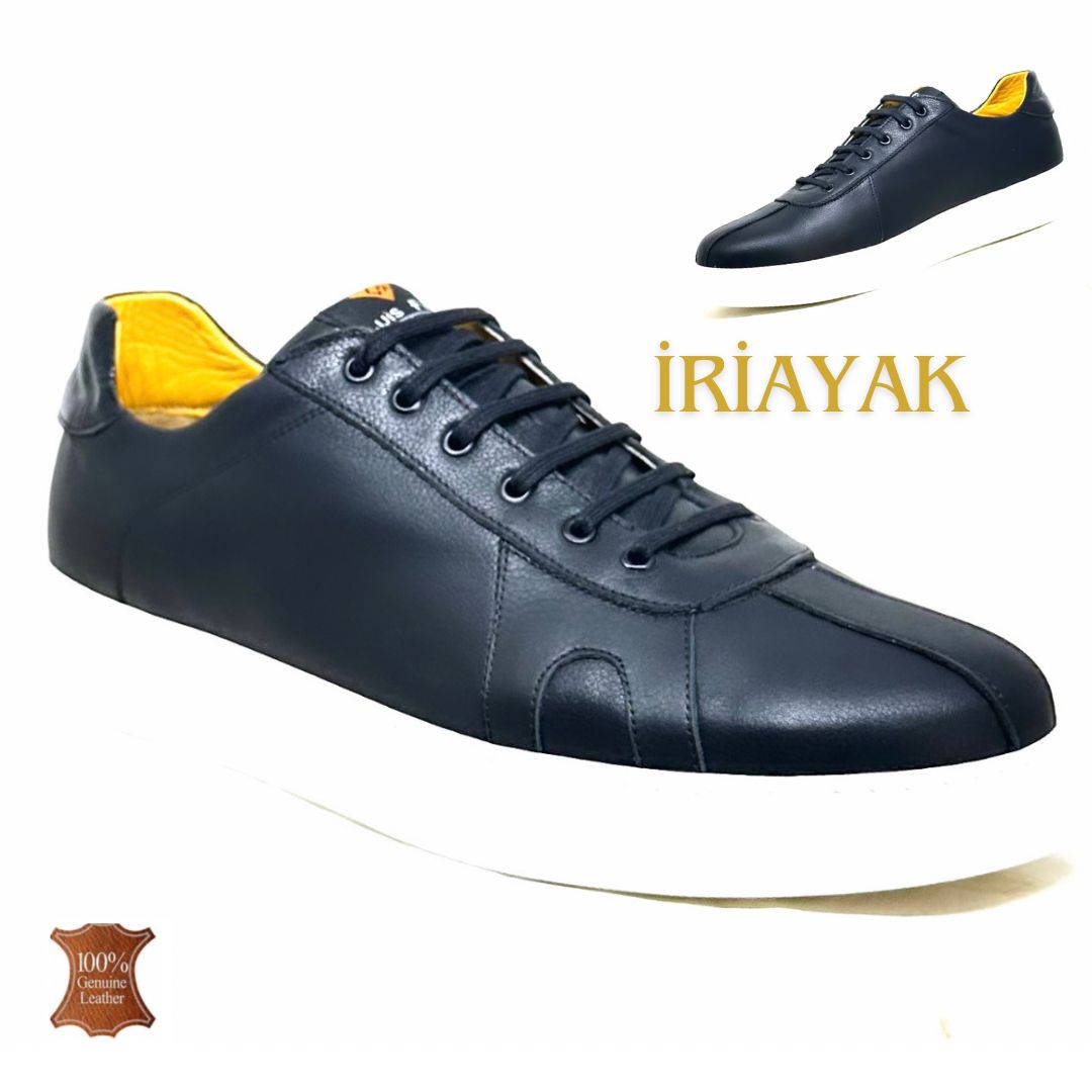 Büyük Numara Duble Hakiki Deri 45-46-47-48