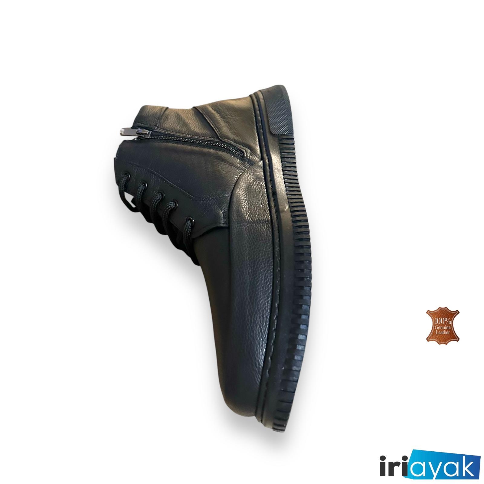 Erkek Büyük Numara Deri Bot 45-46-47