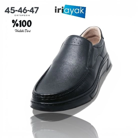 Büyük Numara Hakiki Deri 45-47 / Rahat Taban Casual Ayakkabı / Erkek - Günlük Kullanıma Uygun
