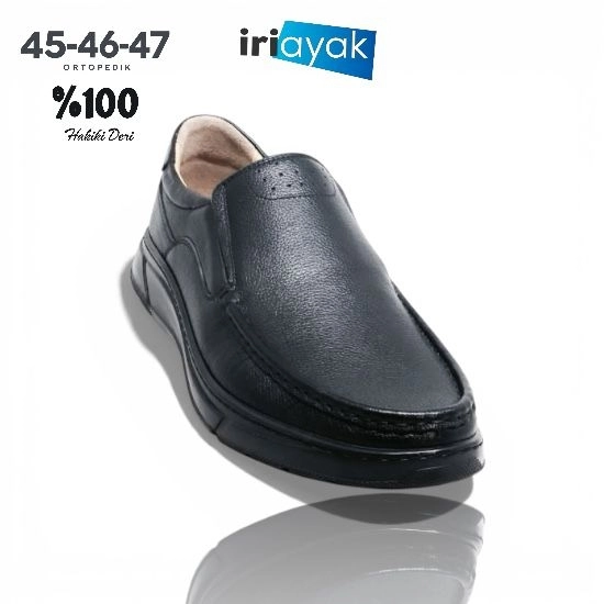 Büyük Numara Hakiki Deri 45-47 / Rahat Taban Casual Ayakkabı / Erkek - Günlük Kullanıma Uygun