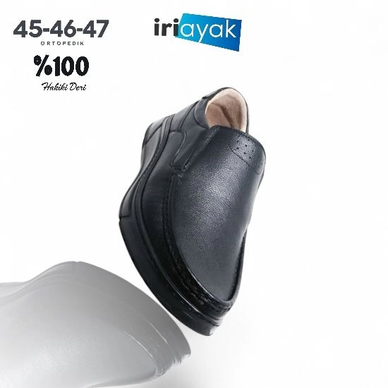Büyük Numara Hakiki Deri 45-47 / Rahat Taban Casual Ayakkabı / Erkek - Günlük Kullanıma Uygun