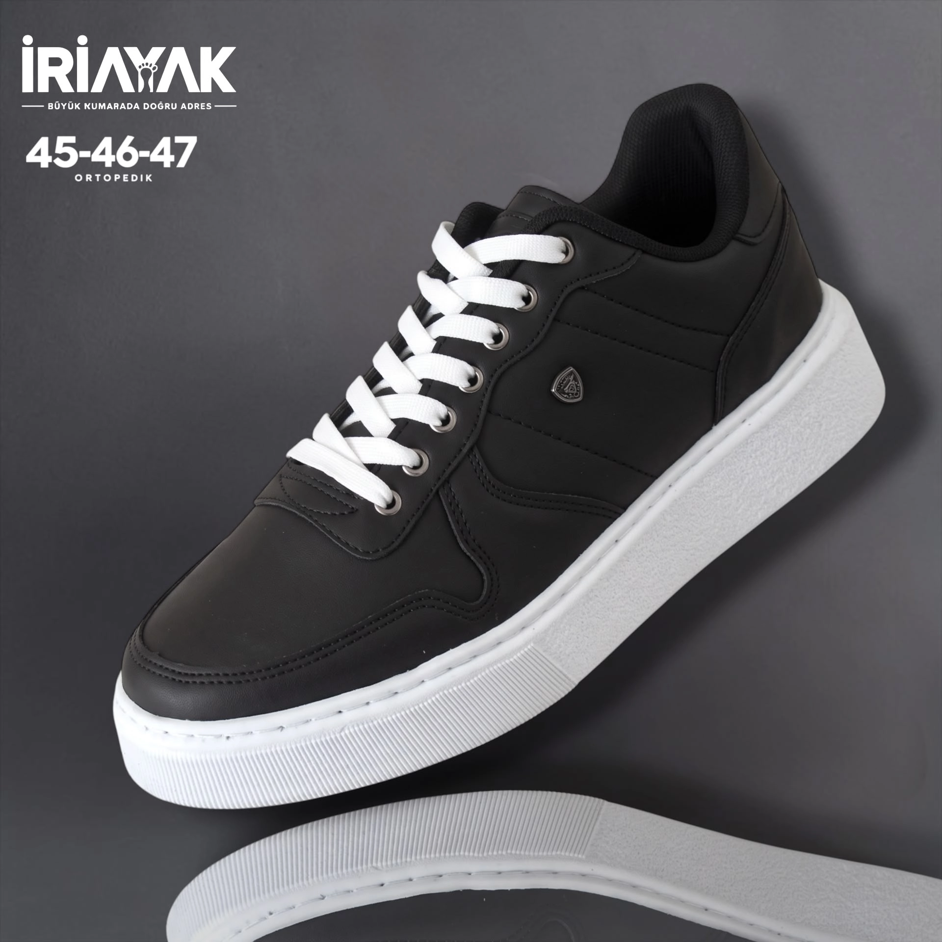 Büyük Numara 45-47 / Rahat Taban Casual Ayakkabı / Erkek - Günlük Kullanıma Uygun