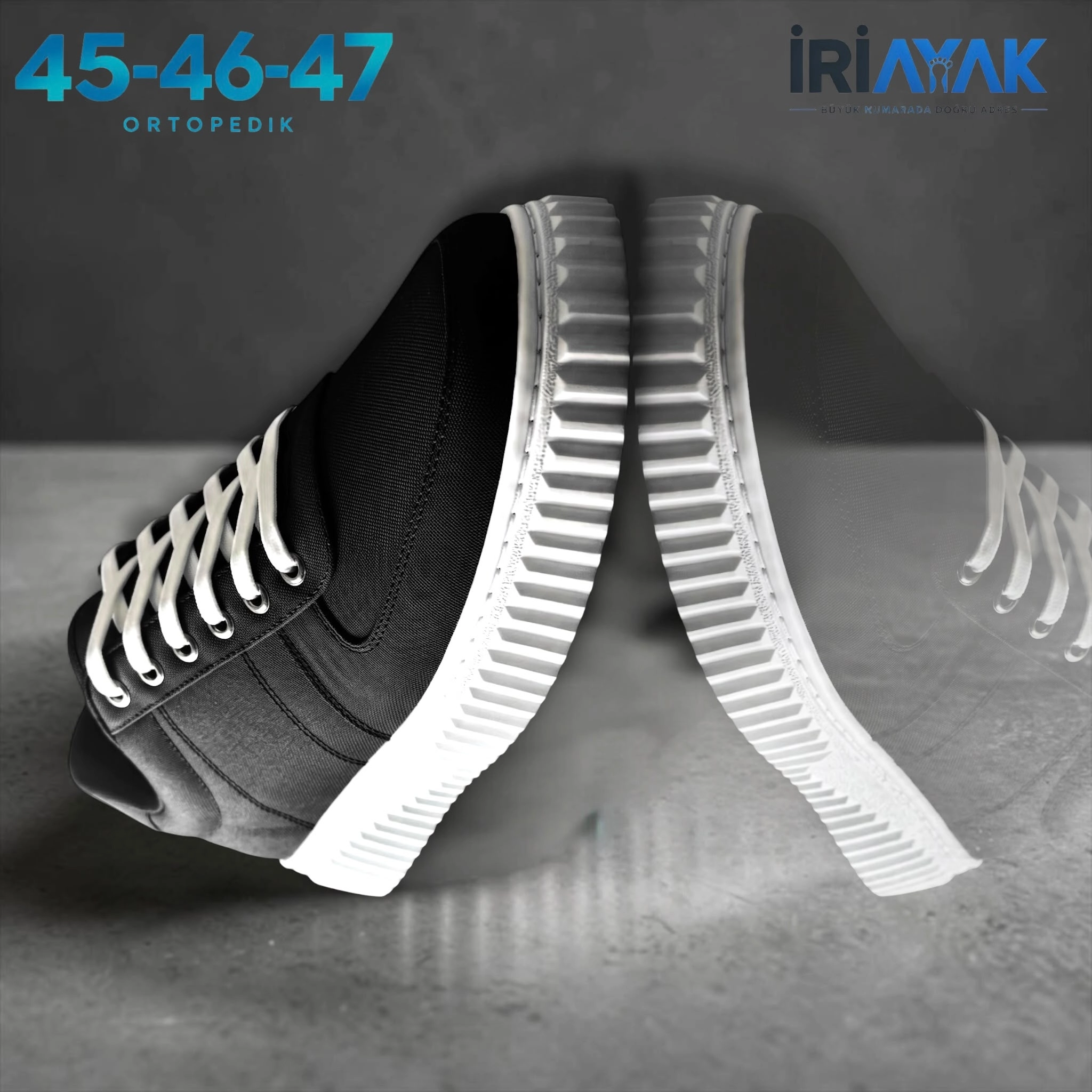 Büyük Numara 45-47 / Rahat Taban Casual Ayakkabı / Erkek - Günlük Kullanıma Uygun