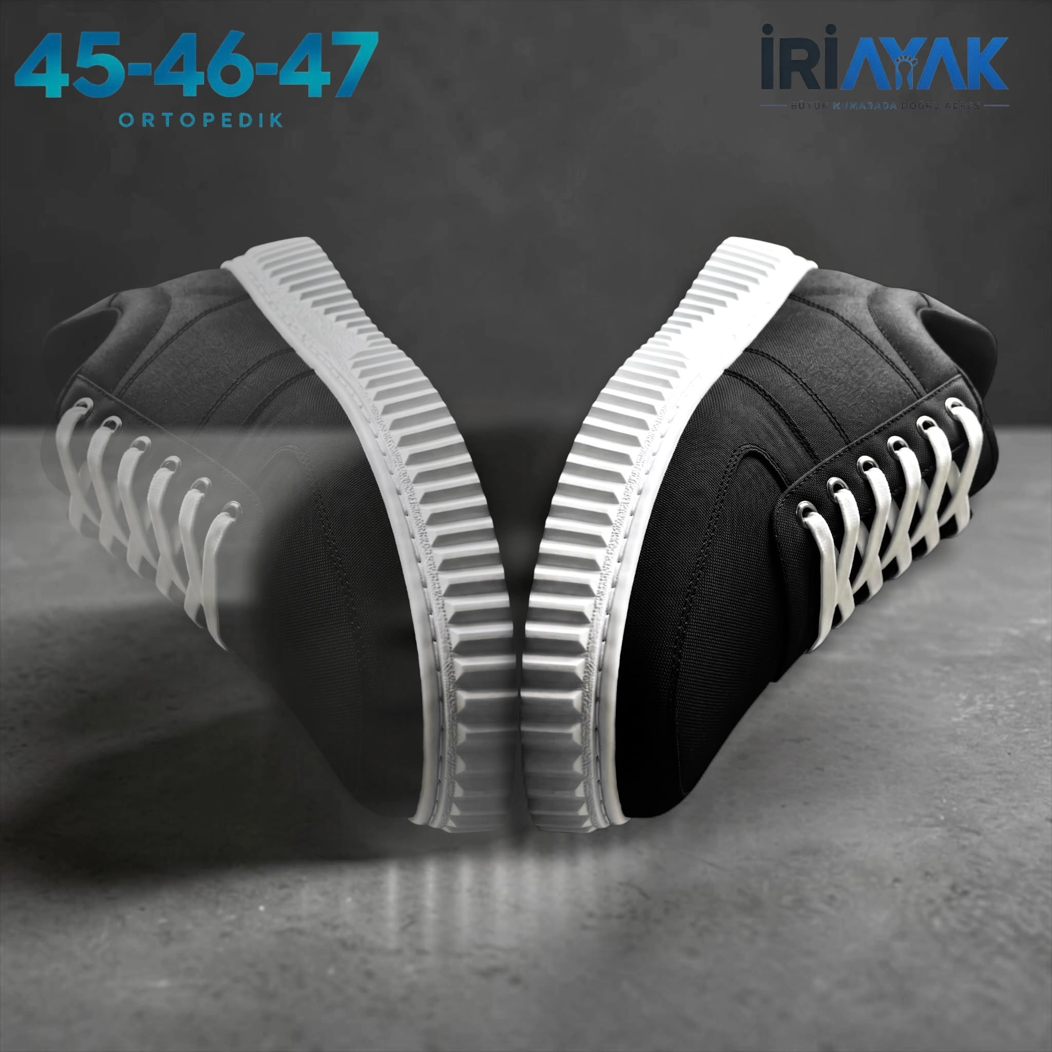 Büyük Numara 45-47 / Rahat Taban Casual Ayakkabı / Erkek - Günlük Kullanıma Uygun